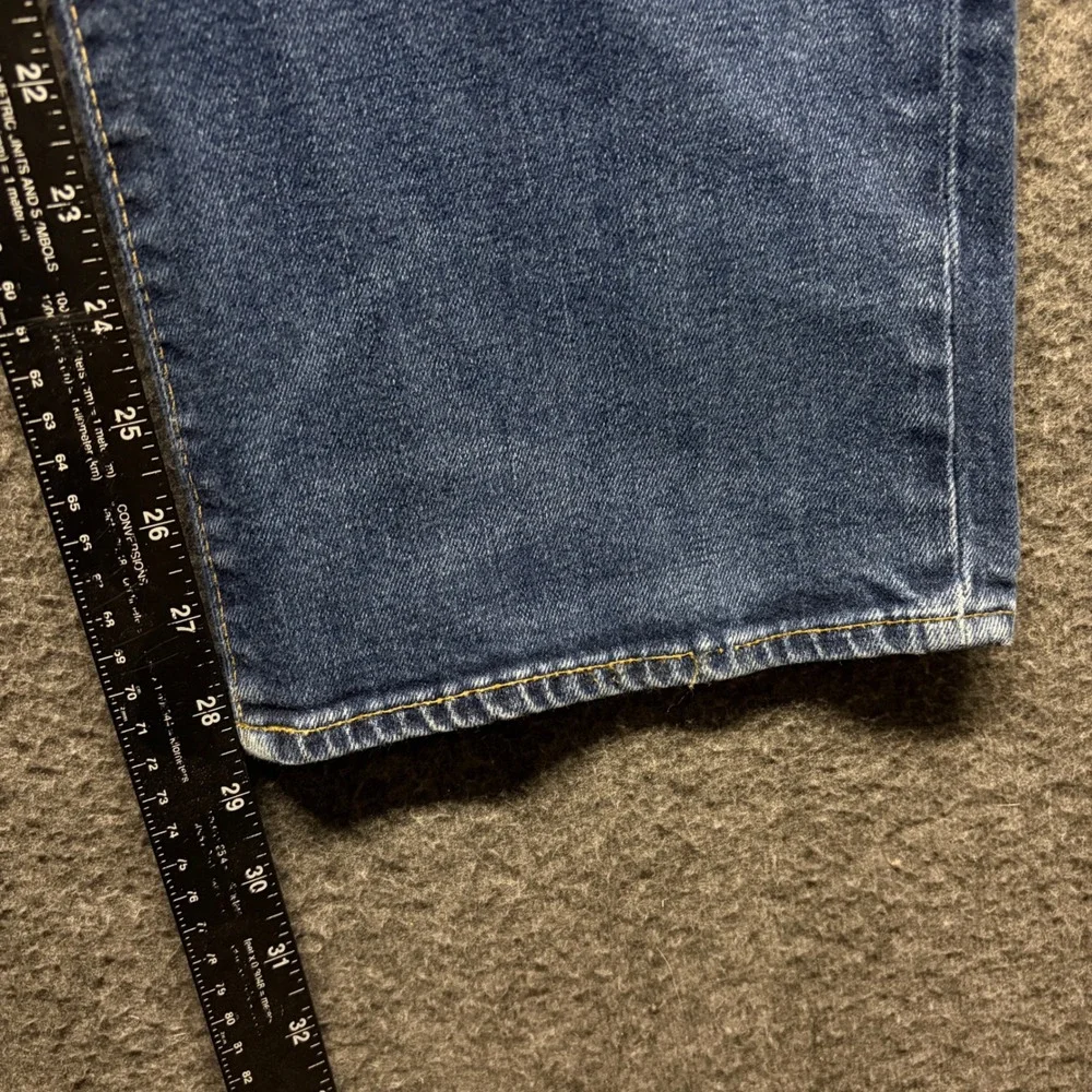 Polo Ralph Lauren Authentic Dungarees Mens Blue Straight Leg Jeans 44x30 Medium‎